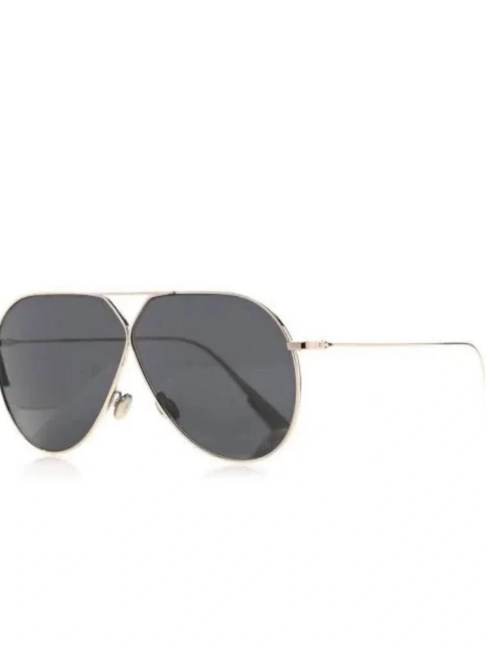 Christian Dior Stellaire Black and Silver Sunglasses - Excellent condition w/box